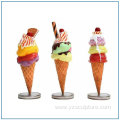 Market Decoration Large Fiberglass Ice Cream Statue